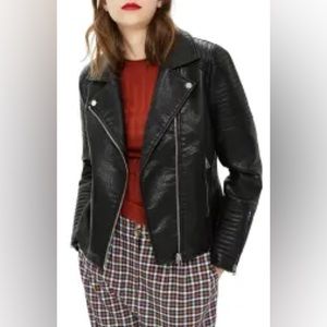 Topshop Rosa Biker Jacket